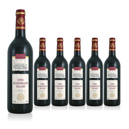 整箱特惠装 维格乐-露喜龙村庄红葡萄酒 6*Vignerons Catalans, Cotes du Roussillon Village 750mL