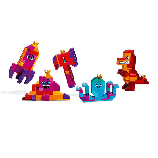 乐高大电影系列movie拼插积木玩具瓦特弗拉女王的任你拼妙妙盒70825