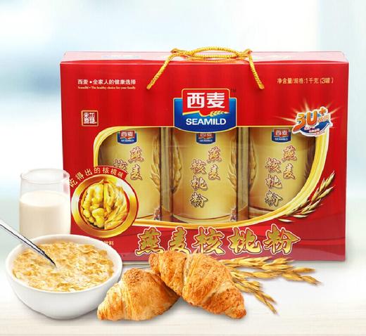 【年货大街】西麦燕麦核桃粉礼盒1000g 商品图0