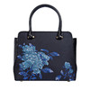 SAINTJOY/上久楷 宋锦女式拎包 深蓝色牡丹.黑色BWS18A1801 商品缩略图0