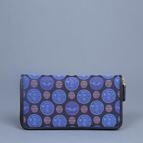 SAINTJOY/上久楷 宋锦男式手抓包 深蓝红绸都情.黑色 BMS18B0204