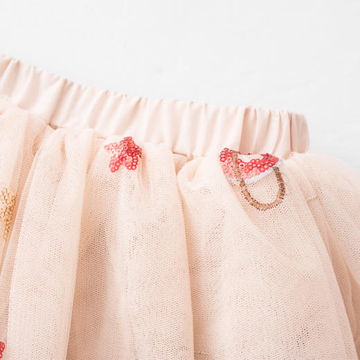 【100元任选10件】咕噜日记绣花网纱松紧腰蓬蓬短裙cgq804 商品图7