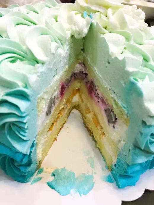 进口牛乳渐变色蛋糕（下单请先看详情） 商品图1