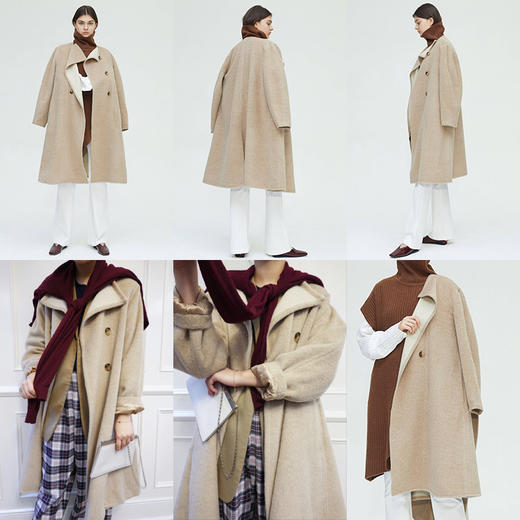 HIDEMI 本季限定 顶级Baby Alpaca羊驼毛大衣 商品图9