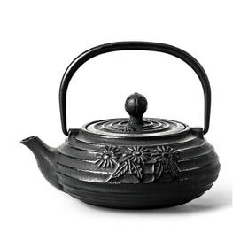 铸铁茶壶铁壶菊花壶0.4L泡茶壶手工铸造电磁炉适用