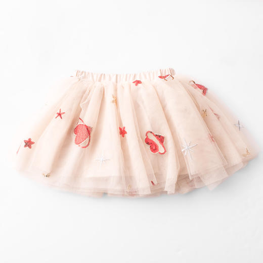 【100元任选10件】咕噜日记绣花网纱松紧腰蓬蓬短裙cgq804 商品图6