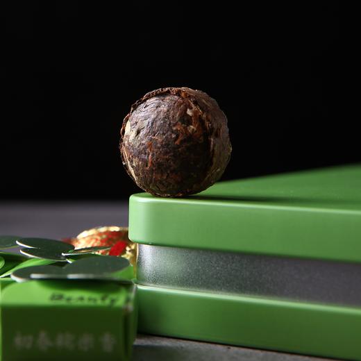 吉顺号2018年普洱熟茶 金豆豆糯香型普洱熟茶小沱礼盒装120克/盒 商品图4