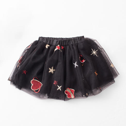 【100元任选10件】咕噜日记绣花网纱松紧腰蓬蓬短裙cgq804 商品图11