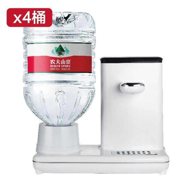 福州农夫山泉定制饮水机套餐,4桶12L+1299元泓即热饮水机,5档温控您的饮水好管家。