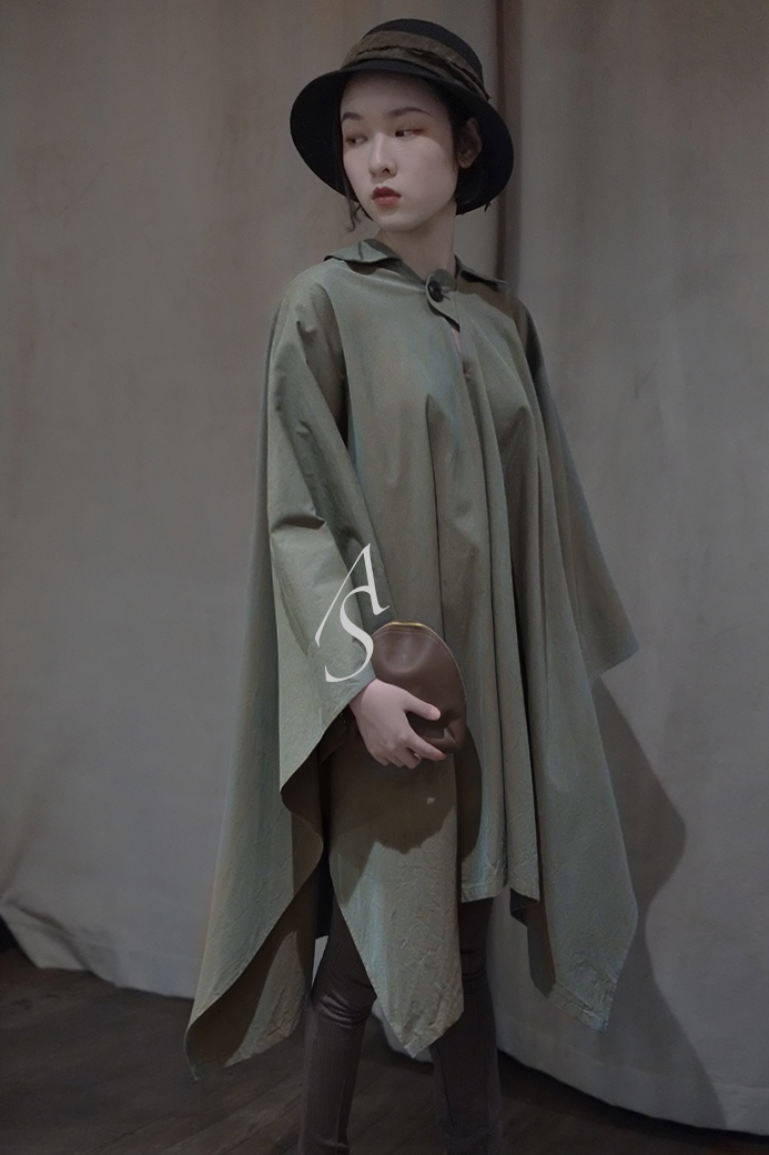 arts&science 橄榄绿斗篷