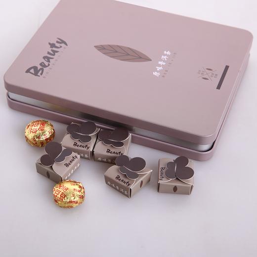 吉顺号2018年普洱熟茶 金豆豆原味普洱熟茶小沱礼盒装120克/盒 商品图5