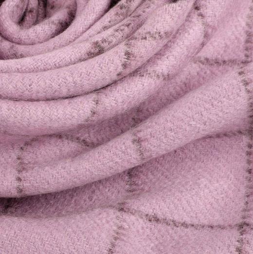 CESARE BRUNI品牌，优雅羊绒羊毛双面双色水波纹流苏围巾  C0699 商品图8