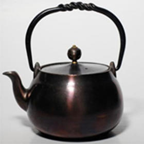 铸铁茶壶铁壶0.6L佛手壶泡茶壶手工铸造