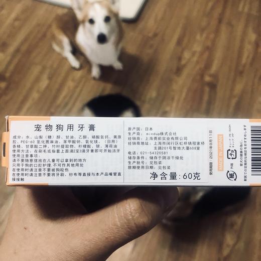 日本Mindup狗狗牙膏60g 商品图1