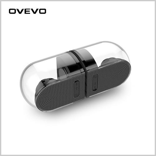 欧雷特透明款无线迷你重低音炮可拆分蓝牙音箱d18