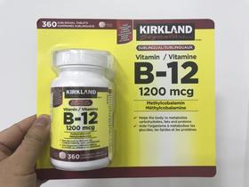  Kirkland 维生素B12 1200mcg 360片/瓶  温哥华直邮