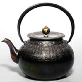 铸铁茶壶铁壶0.6L百福壶泡茶壶手工铸造