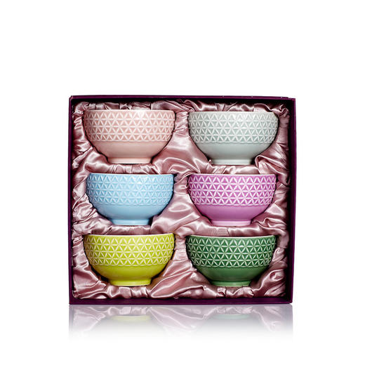 【碗具】生命之花活瓷饭碗 6入/2入 商品图0