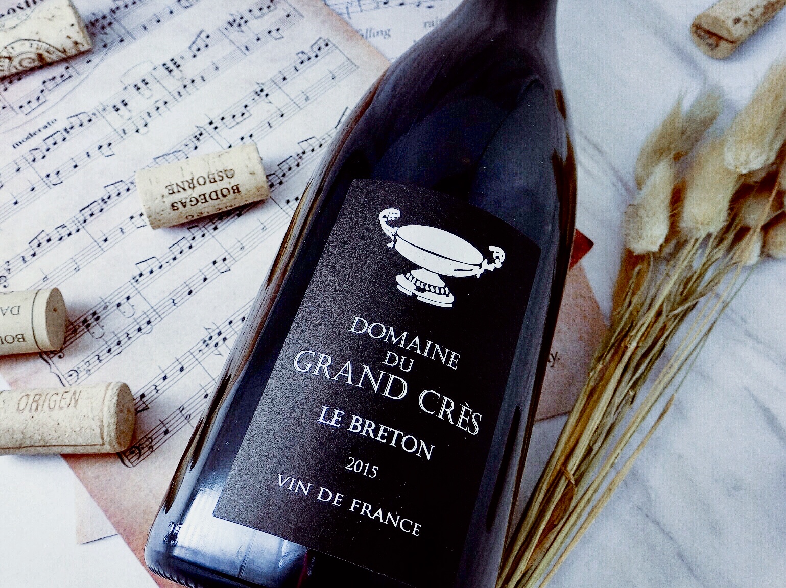 【罗曼尼前酿酒师经典之作】波顿品丽珠单酿干红葡萄酒LE BRETON DOMAINE DU GRAND CRES