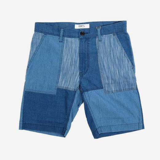 fdmtlboropatchworkshortpants2yrwash水洗拼接短裤