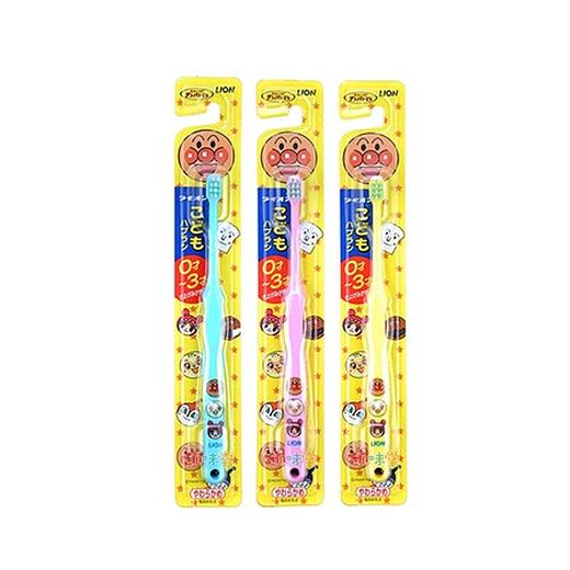 〖3支装〗日本原产狮王牙刷面包超人婴幼儿童乳牙软毛牙刷1支0~3岁 一般贸易中文标 商品图0