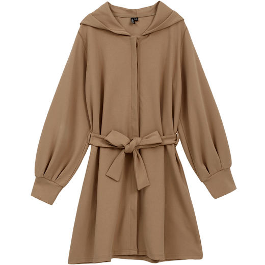 韩都衣舍2018新款女装春装韩版宽松长袖中长款连衣裙女ig8076侥