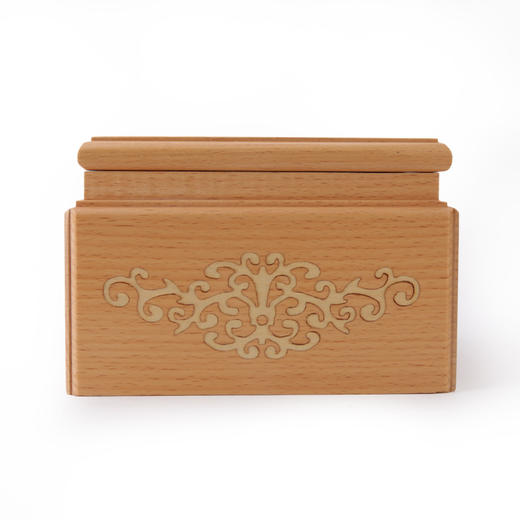 榉木方形围棋罐 商品图4