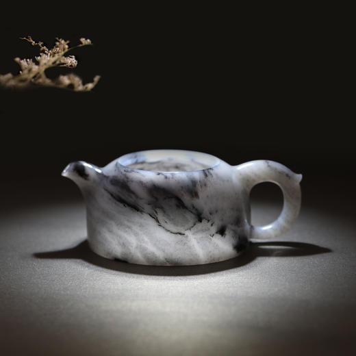 和田玉（青花）玉壶--贵妃壶（宋鸣放6606）229.74G 商品图7