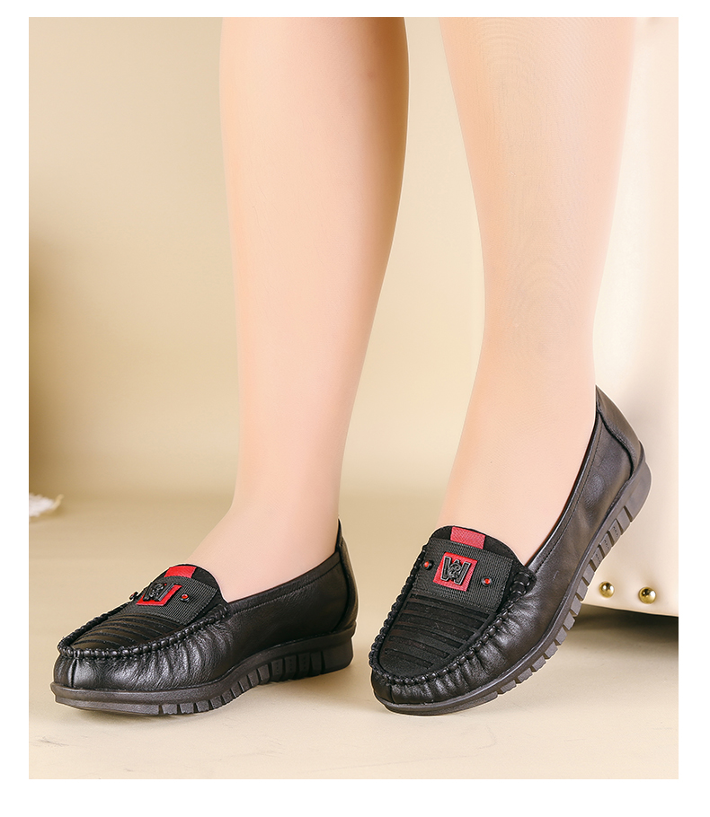 信诺真皮舒适女鞋9c25338