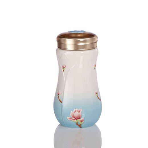 春暖花开陶瓷随身杯 330ml双层 商品图2