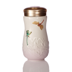 大蜻蜓夏荷随身杯 250ml双层