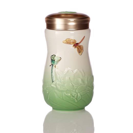 大蜻蜓夏荷随身杯 250ml双层 商品图1