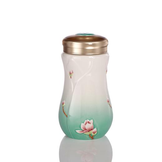 春暖花开陶瓷随身杯 330ml双层 商品图3
