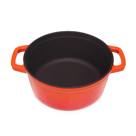 九匠牛中式切割生鲜专用经典铸铁珐琅炖锅 商品图4