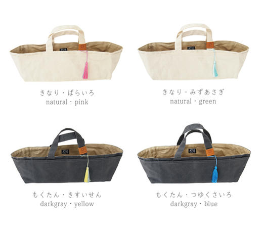 日本原产Cohana 蜡布帆布手提包 商品图3