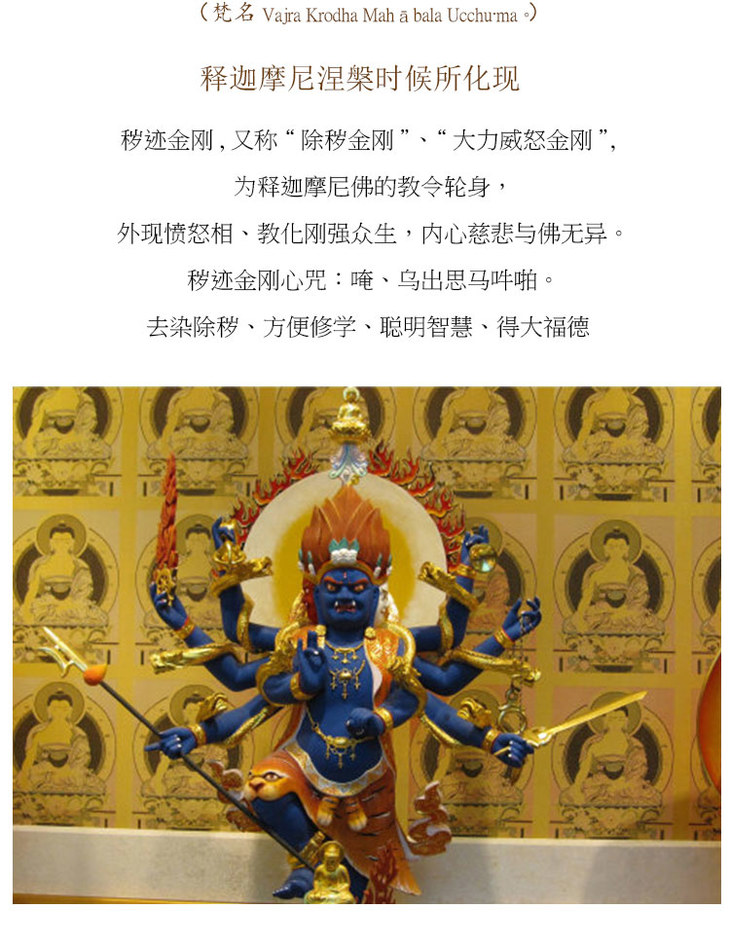 纯银秽迹金刚精雕吊坠护体辟邪镇宅之宝独家原创