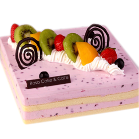 【罗莎蓝莓漩涡】8寸慕斯蛋糕