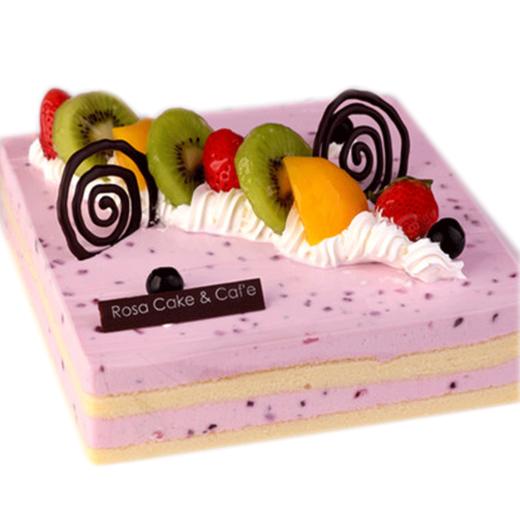 【罗莎蓝莓漩涡】8寸慕斯蛋糕 商品图0