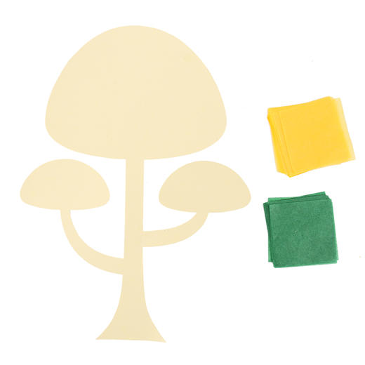 搓纸大树手工DIY材料包 幼儿春季手工爱护树木主题搓纸创意手工 商品图5