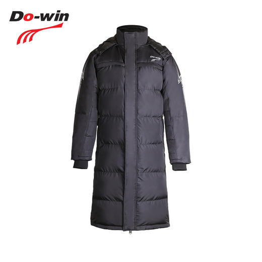 多威dowin运动棉服男加厚中长款大衣男士休闲运动服387703-1A 商品图0