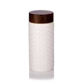 生命之花（静心）随身杯（木纹盖）单层400ml