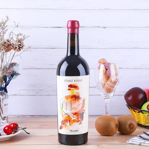 【蜡封重瓶艺术标】意大利弗流利明星庄 斯塔兹干红2013，意大利最佳酿酒师打造的精美之作 商品图1