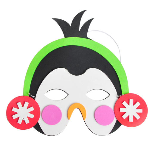 圣诞节幼儿手工diy材料包圣诞节EVA圣诞面具系列2儿童小礼物装饰 商品图2