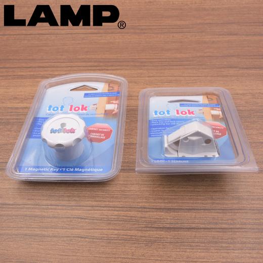 日本lamp进口家具外置门磁铁钥匙锁碰珠锁儿童锁柜门锁扣TL-1020 商品图4