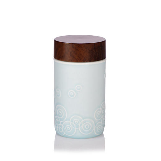 小同心缘随身杯木纹盖 简约时尚 单层300ml 商品图2
