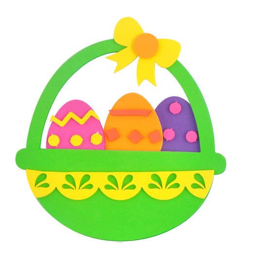 MEIKE eva手工篮子彩蛋花篮创意美劳材料包亲子益智美可DIY新品 商品图2