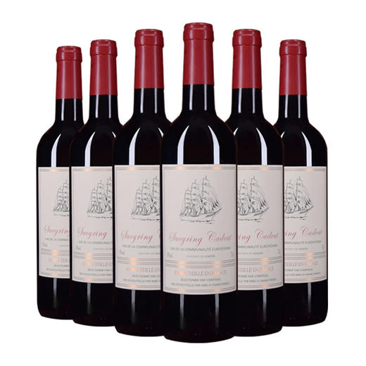 法国原瓶进口卡黛干红葡萄酒13度 商品图2