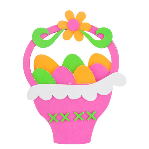 MEIKE eva手工篮子彩蛋花篮创意美劳材料包亲子益智美可DIY新品 商品图3