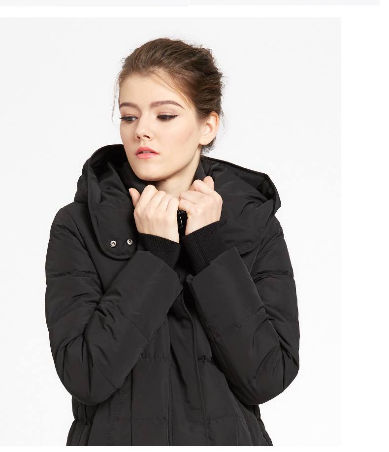 水淼大码女装羽绒服女200斤胖mm韩版修身显瘦羽绒大衣 1923