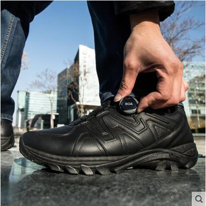 龙牙黑骑士特勤作战靴男冬季真皮超轻低帮作战鞋 商品图1